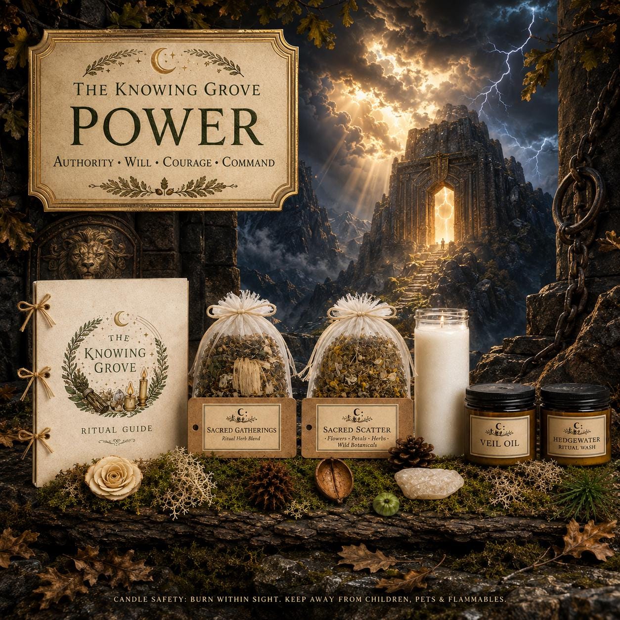 Personal Power Spell Kit | Reclaim Energy, Strengthen Willpower (PDF)