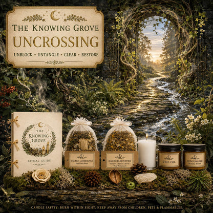 Uncrossing Ritual Kit, Negative Energy Cleansing, Remove Spiritual Blocks, Protection Spell, Handmade Witchcraft Supplies for Beginners