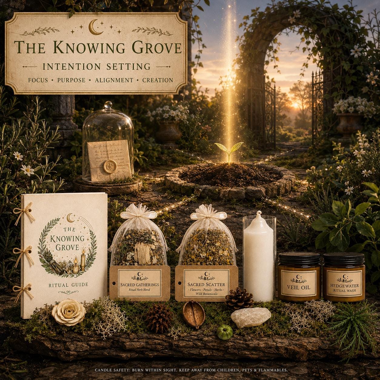 Intention Setting Spellwork Guide | Witchcraft Ritual Kit (PDF)