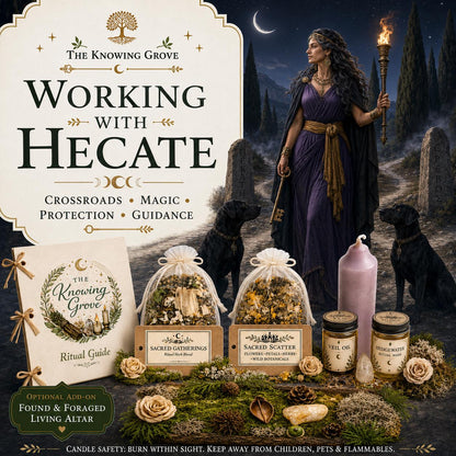 Hecate Spell Kit, Crossroads and Protection Spellwork, Witchcraft, Shadow Work, Greek Goddess Altar Tools, Deity Work Kit, Beginner Witch