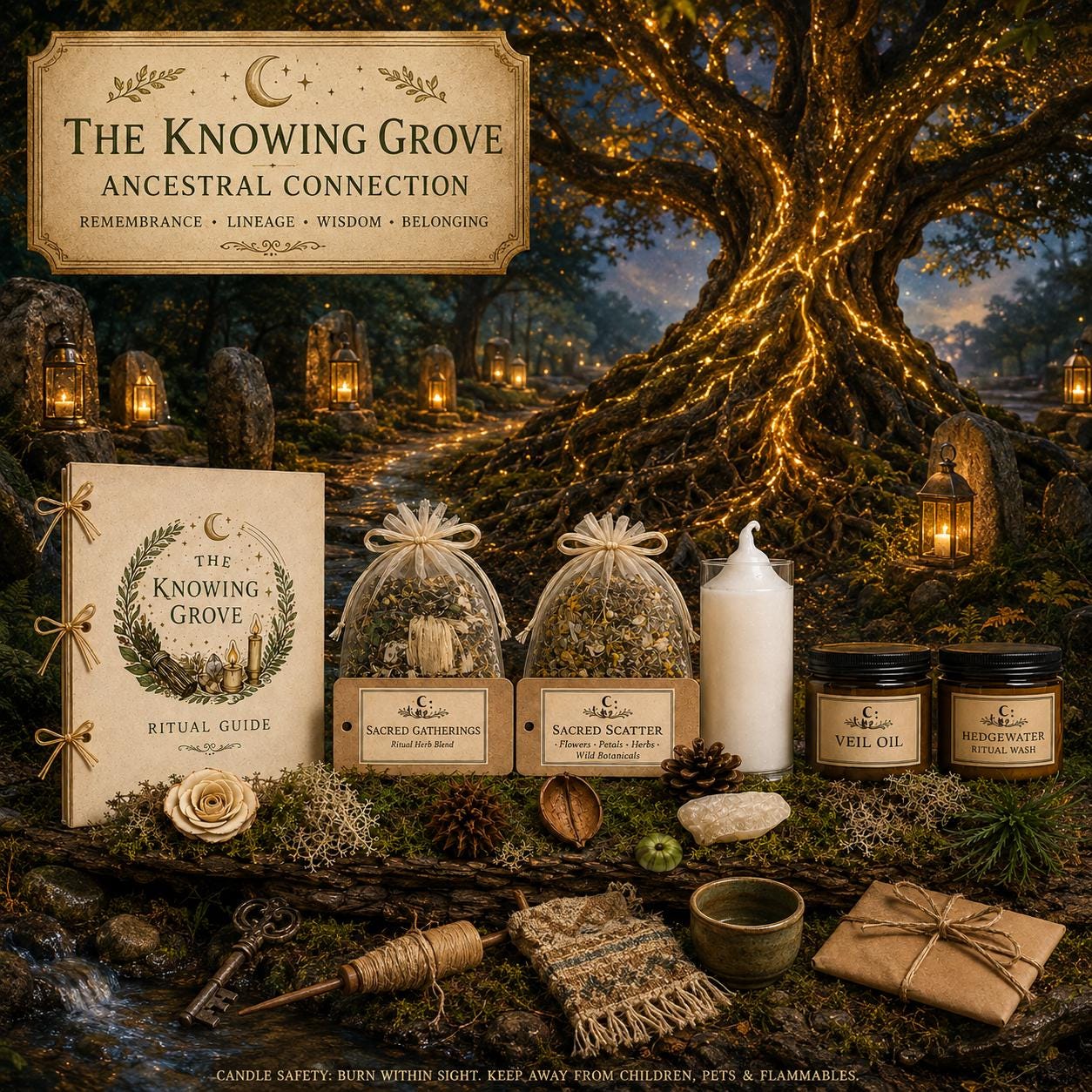 Ancestral Connection Guide | Ancestor Work, Lineage Blessing and Spiritual Guidance | Witchcraft Spellwork PDF
