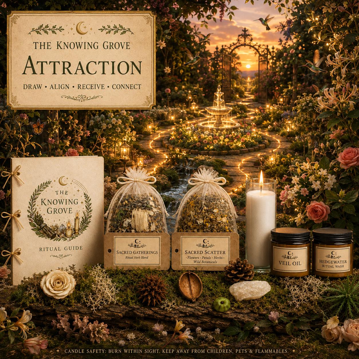 Attraction Spellwork Kit | Build Magnetism, Confidence, Love (PDF)