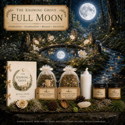 Full Moon Spellwork Guide | Lunar Witchcraft Ritual Kit (PDF)