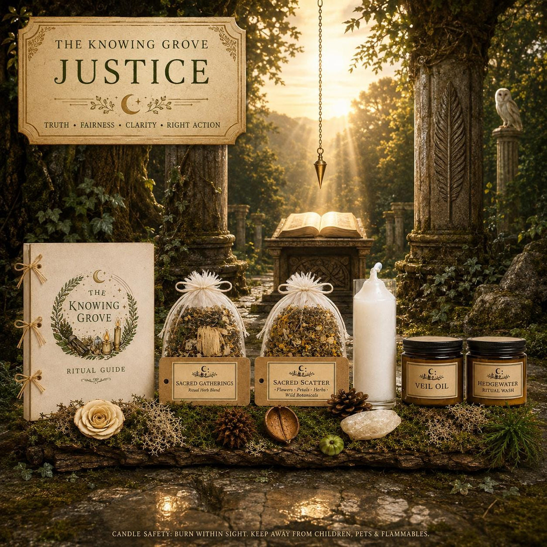 Justice Spellwork Guide | Reveal Truth, Restore Fairness and Seek a Favorable Outcome | Protection Witchcraft PDF