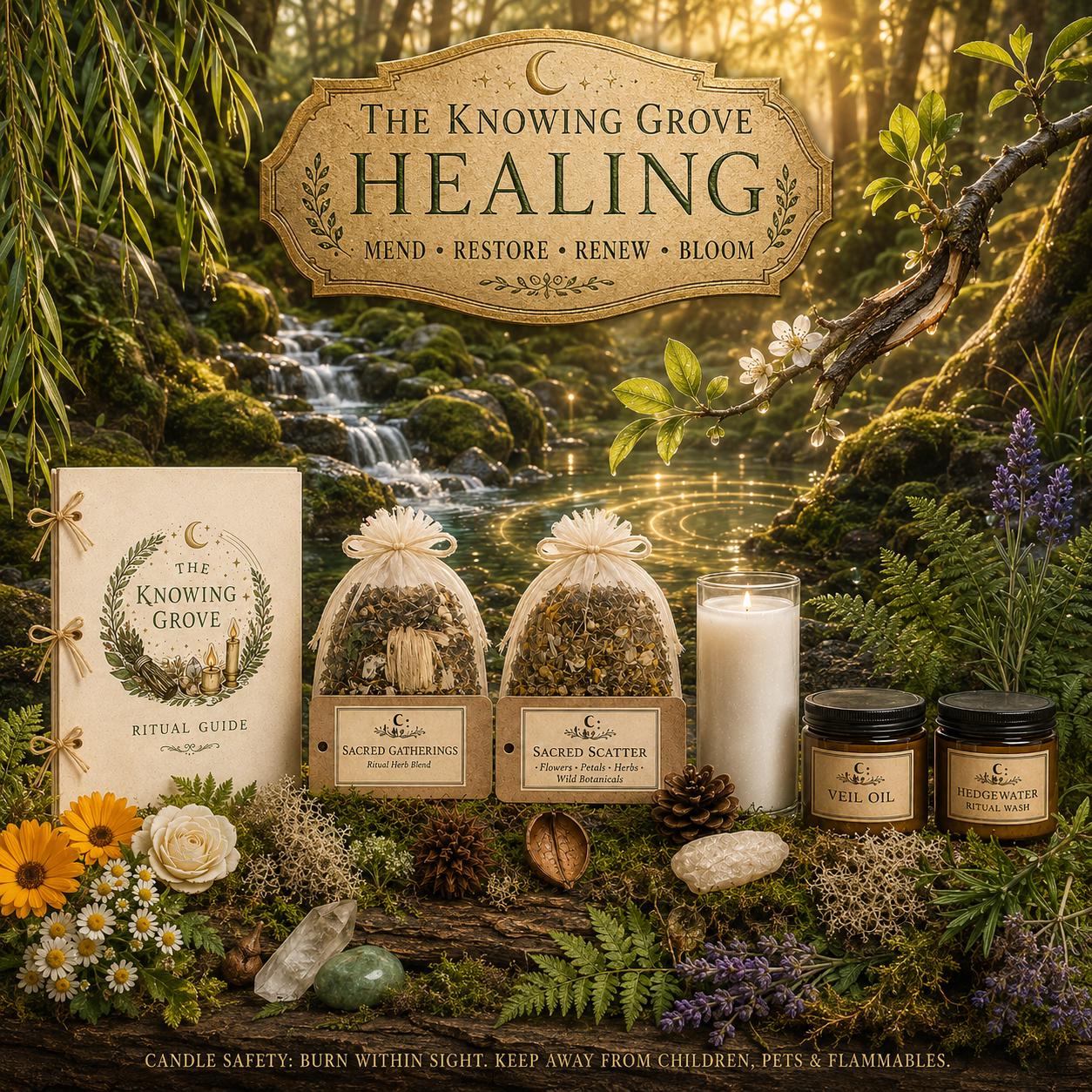 Spiritual Renewal Spellwork Guide | Emotional Support, Gentle Energy Restoration (PDF)