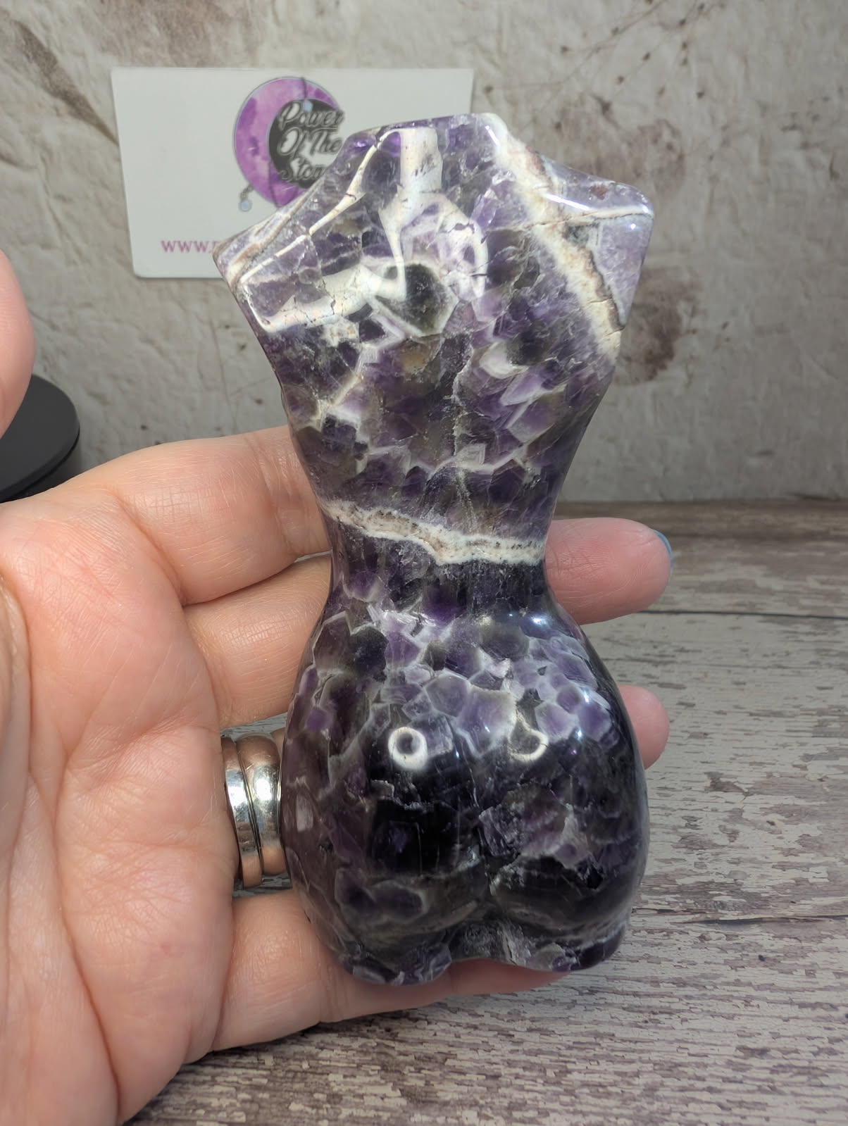 Dream Amethyst body carving