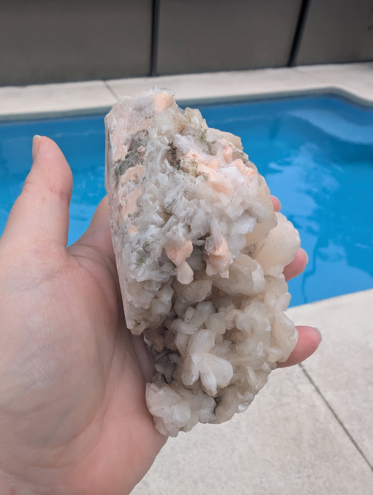 Zeolite Apophyllite Stilbite specimen