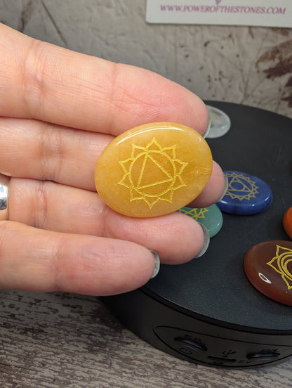 Chakra mini stone set
