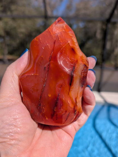 Carnelian Flame Free form