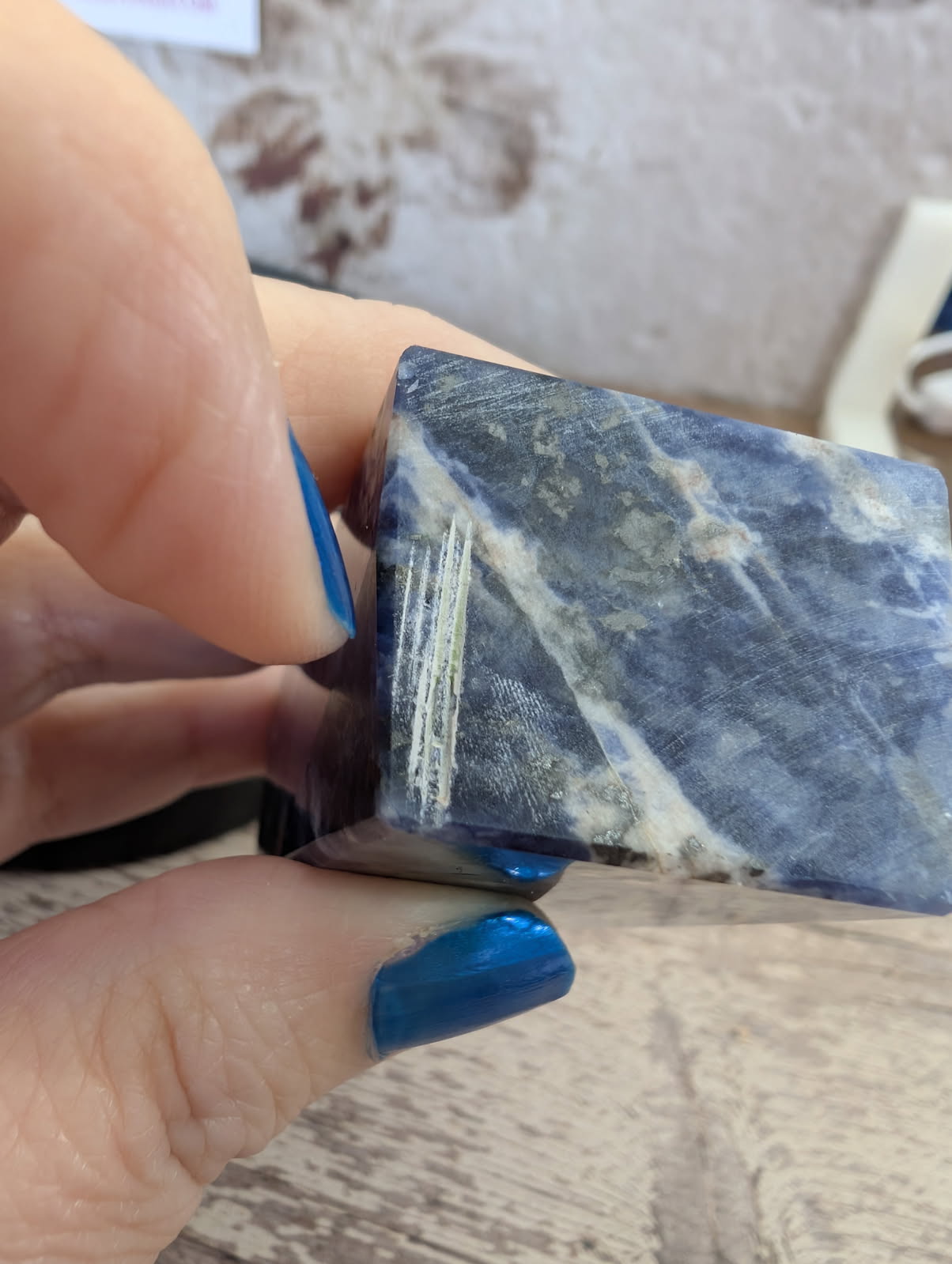Sodalite obelisk