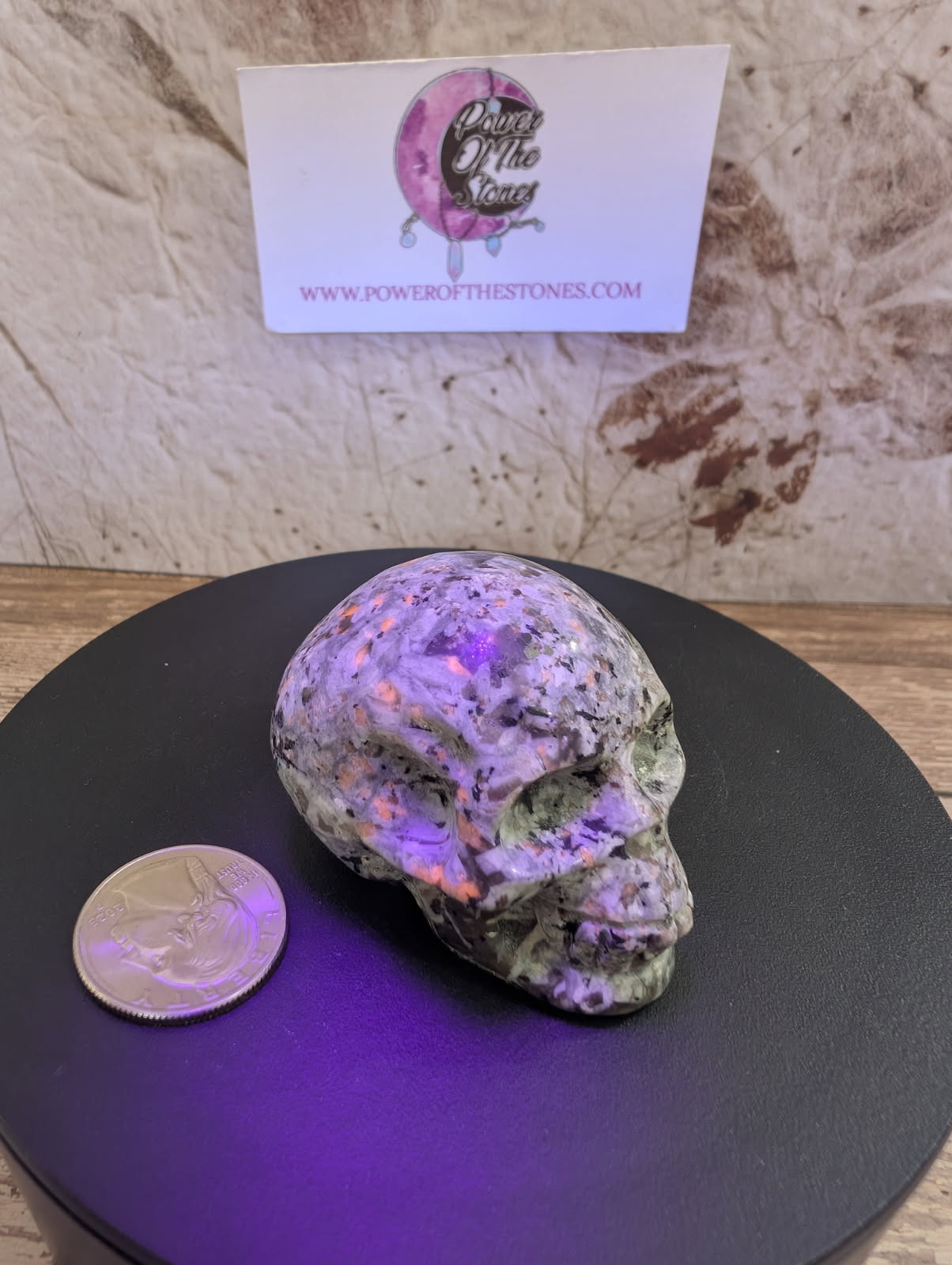 Emberlite carved skull