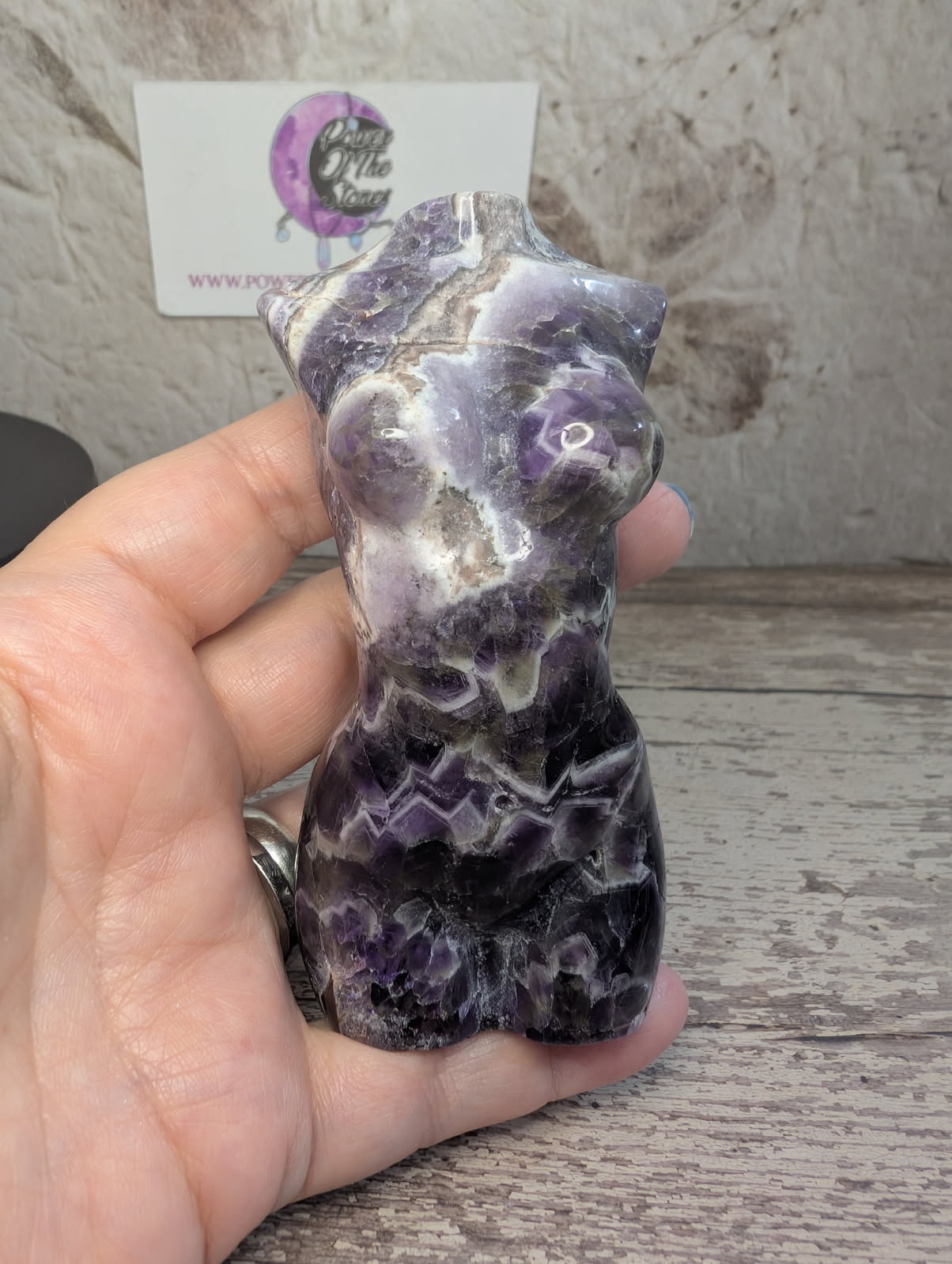 Dream Amethyst body carving