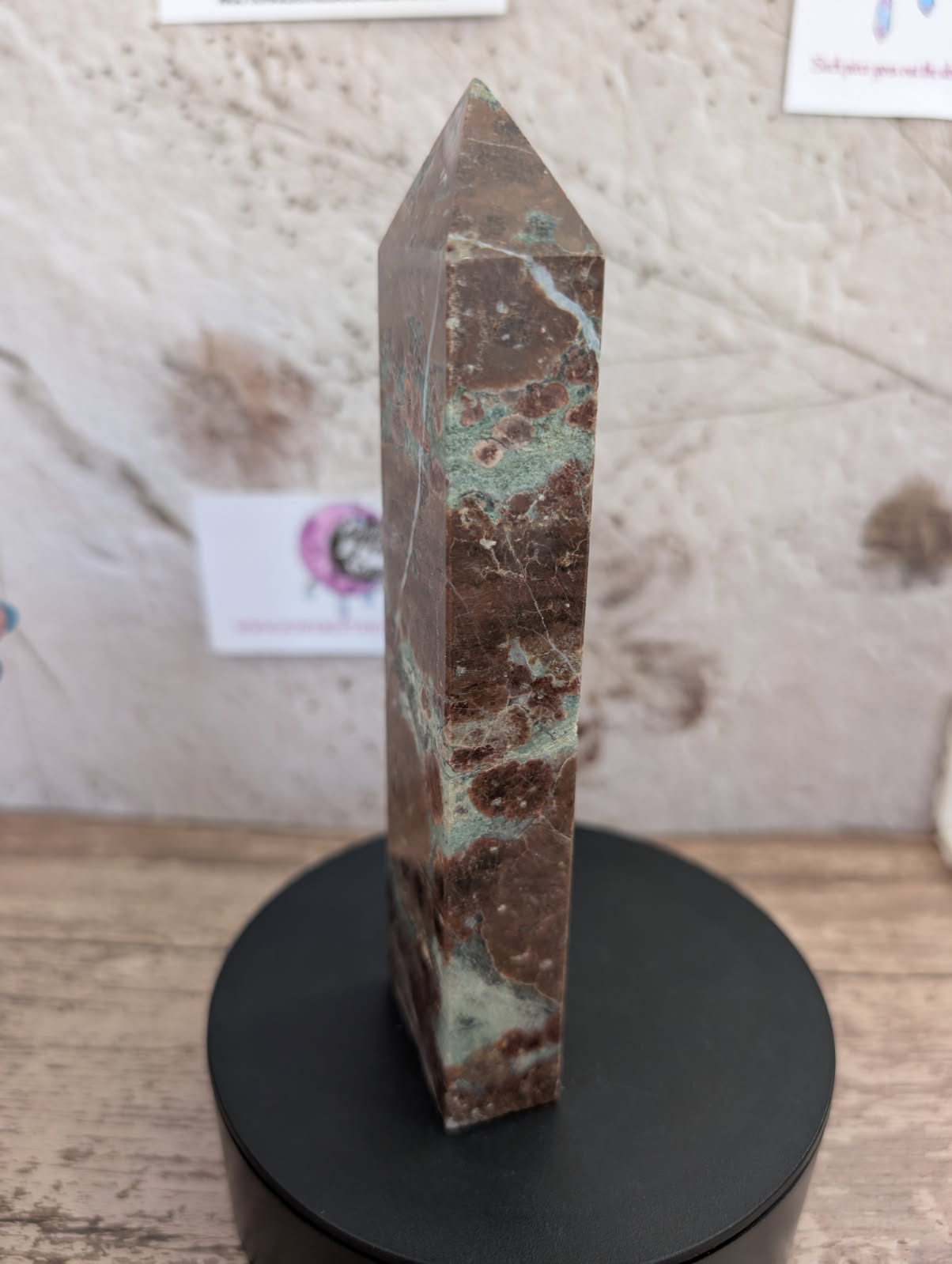 Green Plum Blossom Obelisk