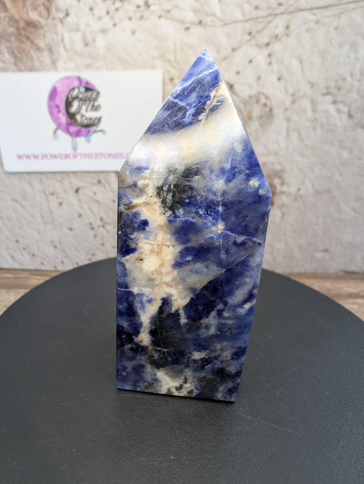 Sodalite obelisk