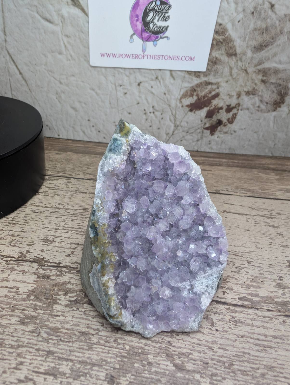 Amethyst cut base cluster