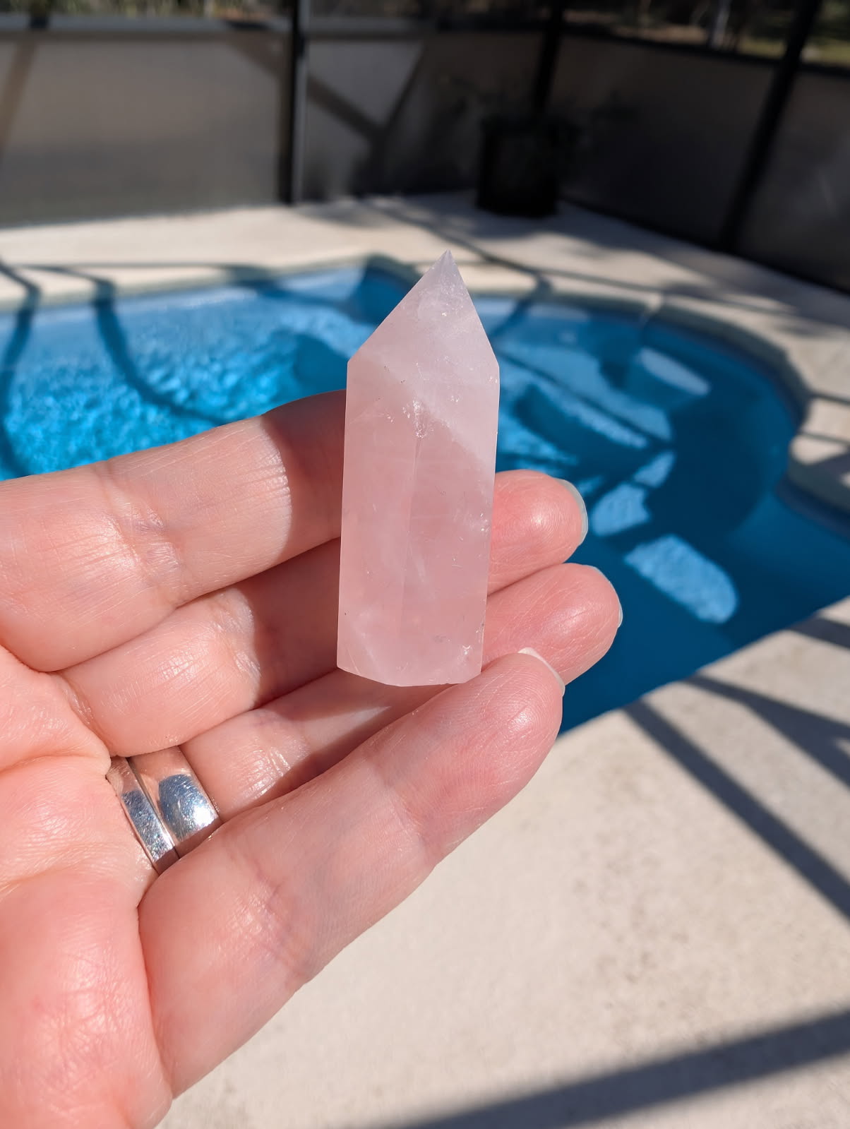Rose Quartz crystal bundle