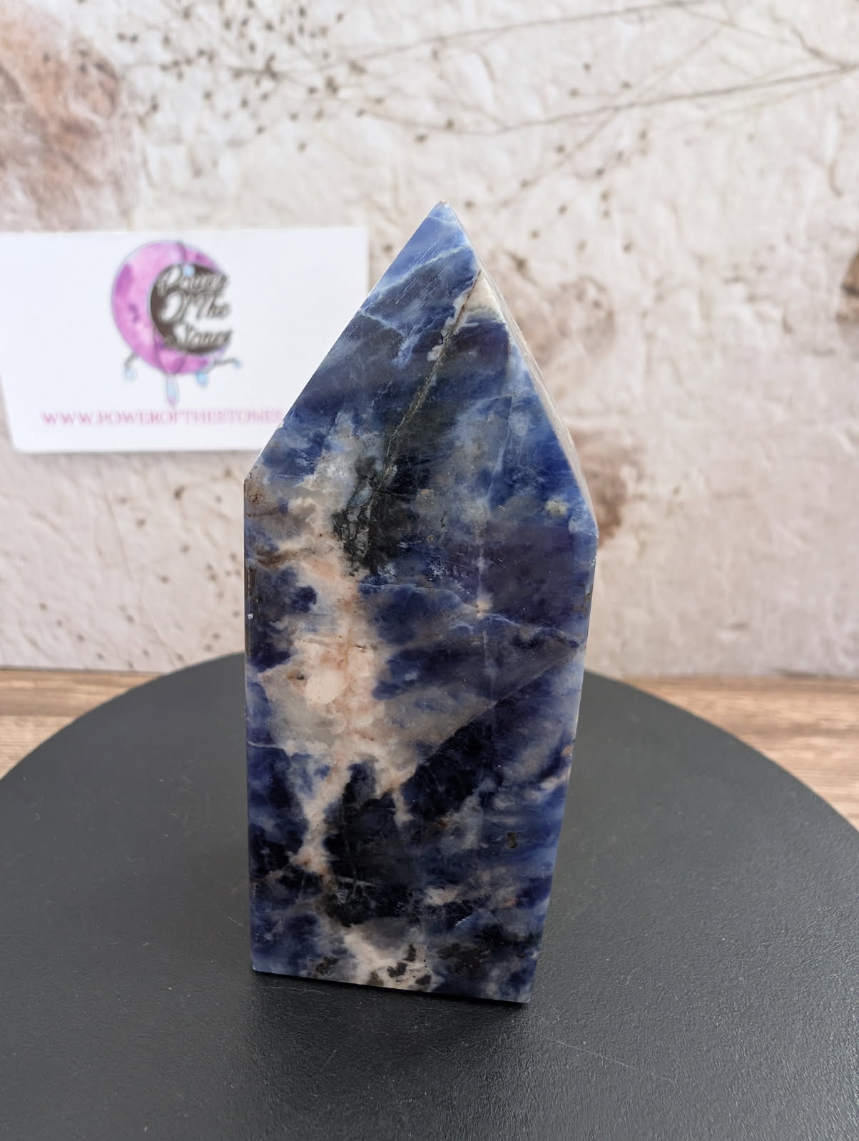 Sodalite obelisk