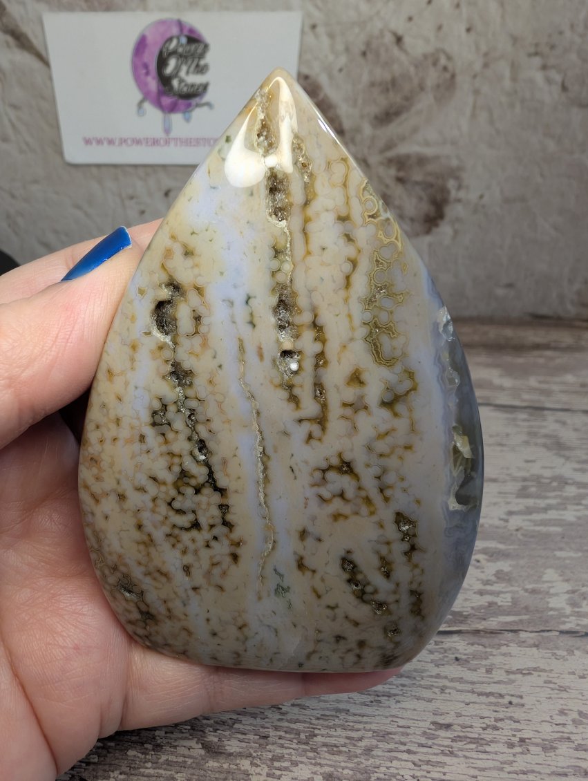 Ocean Jasper free form tear shape