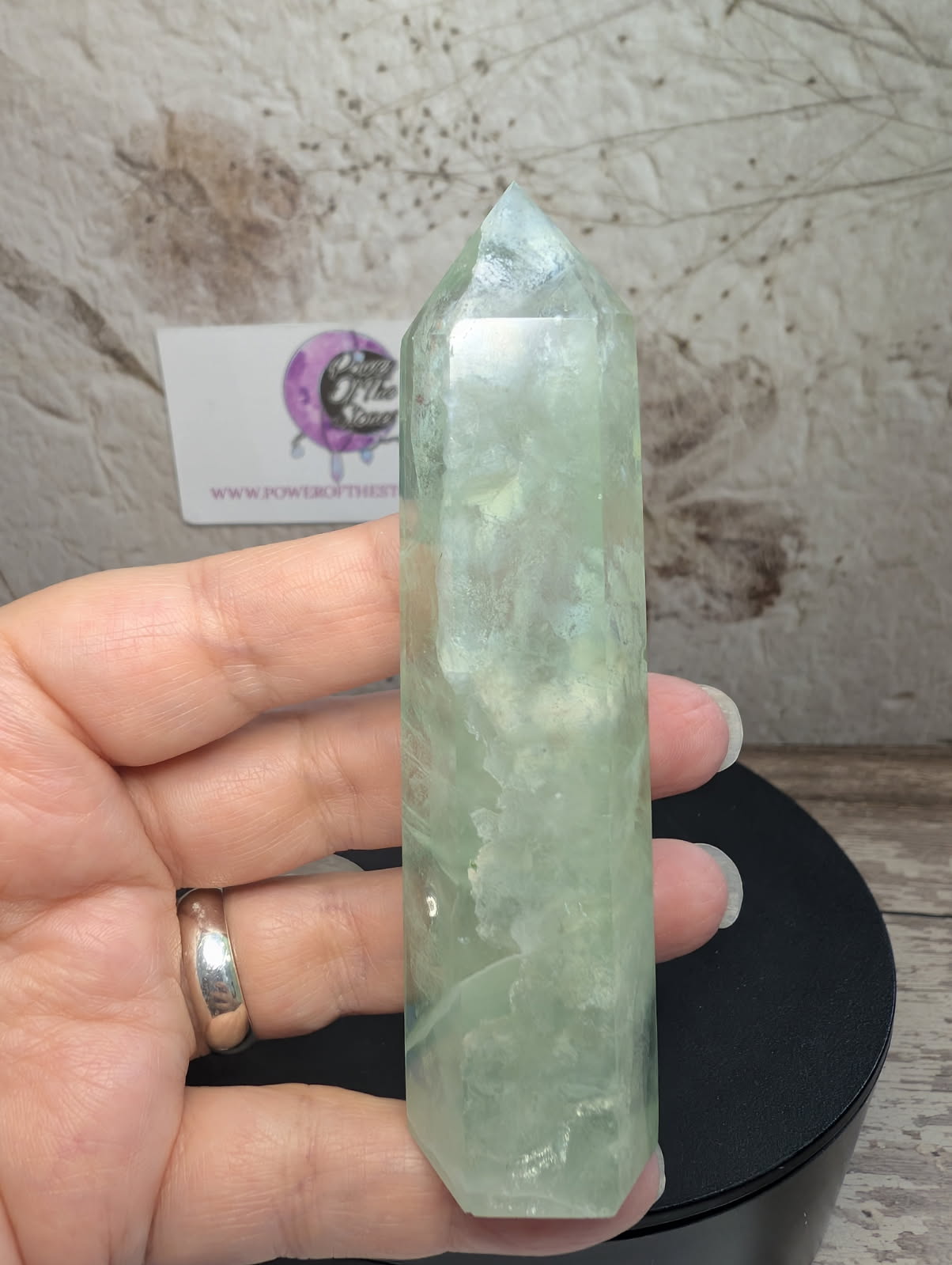 Green Fluorite tower