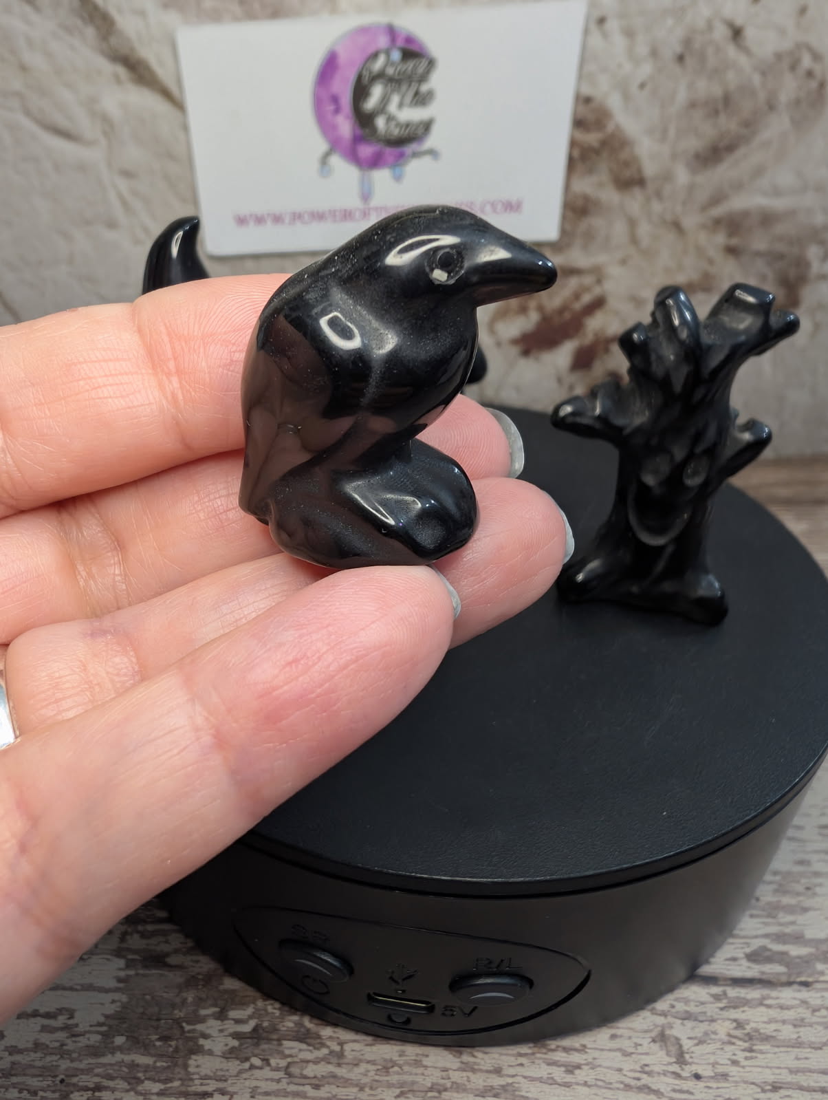 Black Obsidian carving bundle.