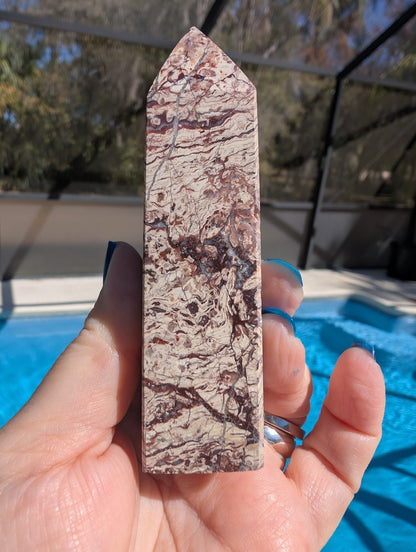 Fluorite in Matrix Obelisk
