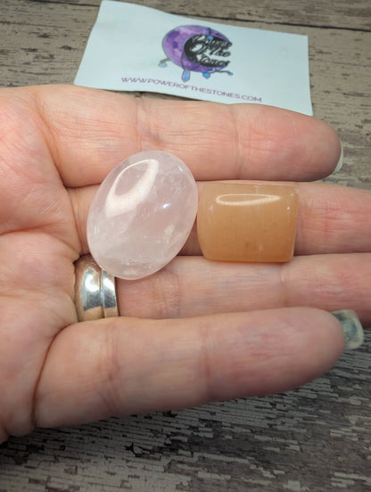 Cabochon mixed lot crystals