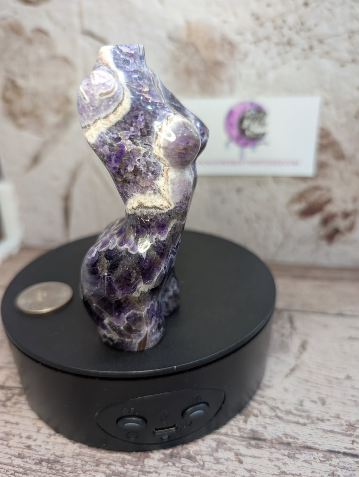 Dream Amethyst body carving