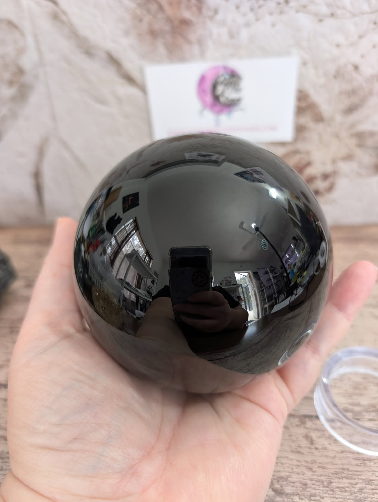 Black Obsidian sphere