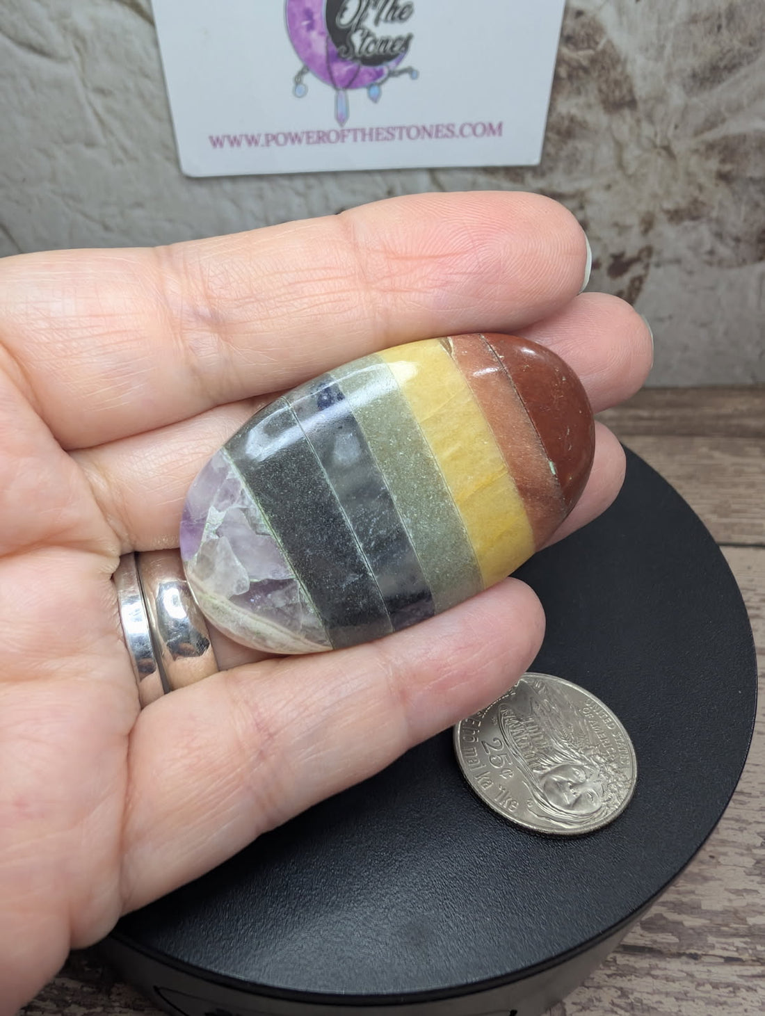 Chakra mini DT points / Worry stone bundle