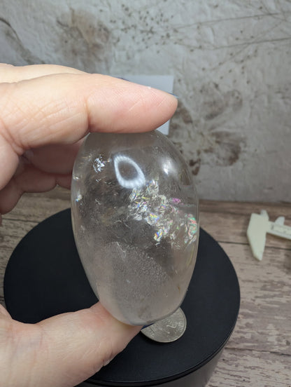 Clear Quartz large palm stone