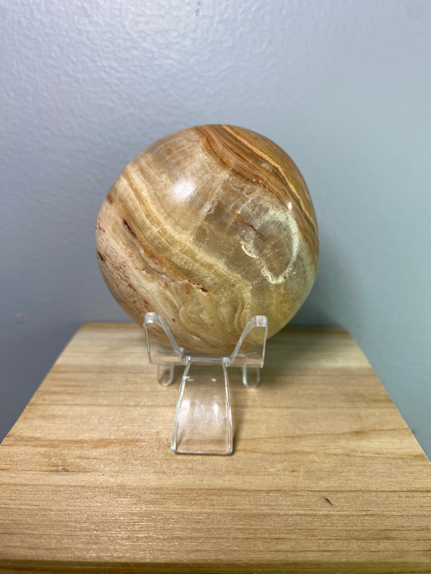 Calcite Palm Stone
