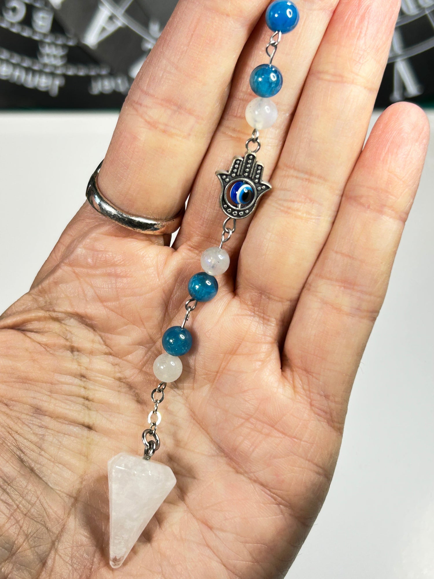 Small Clear Quartz Pendulum