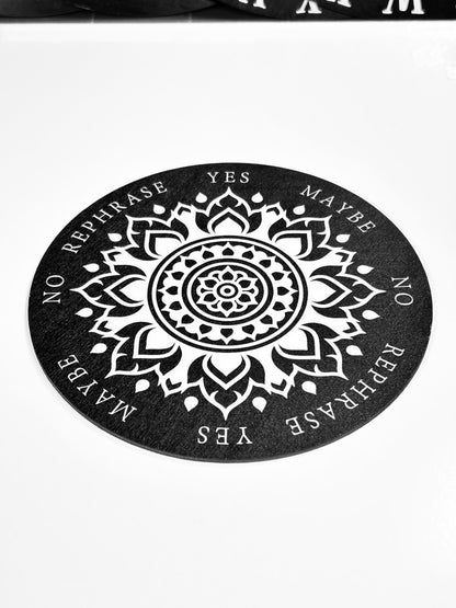 Mandala Pendulum Board, Double sided. 6"