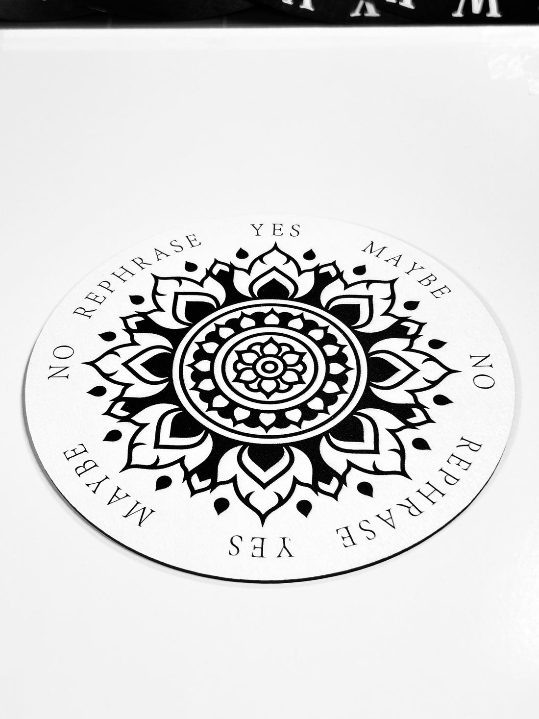Mandala Pendulum Board, Double sided. 6"