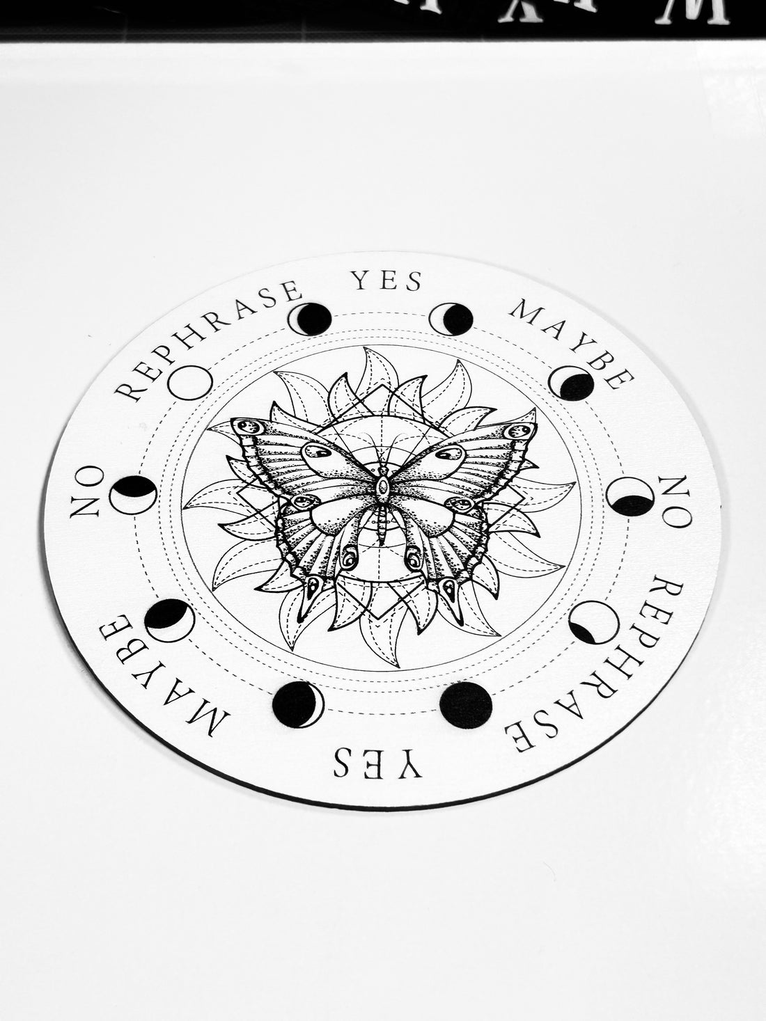 Butterfly Pendulum Board, Double Sided. 6"