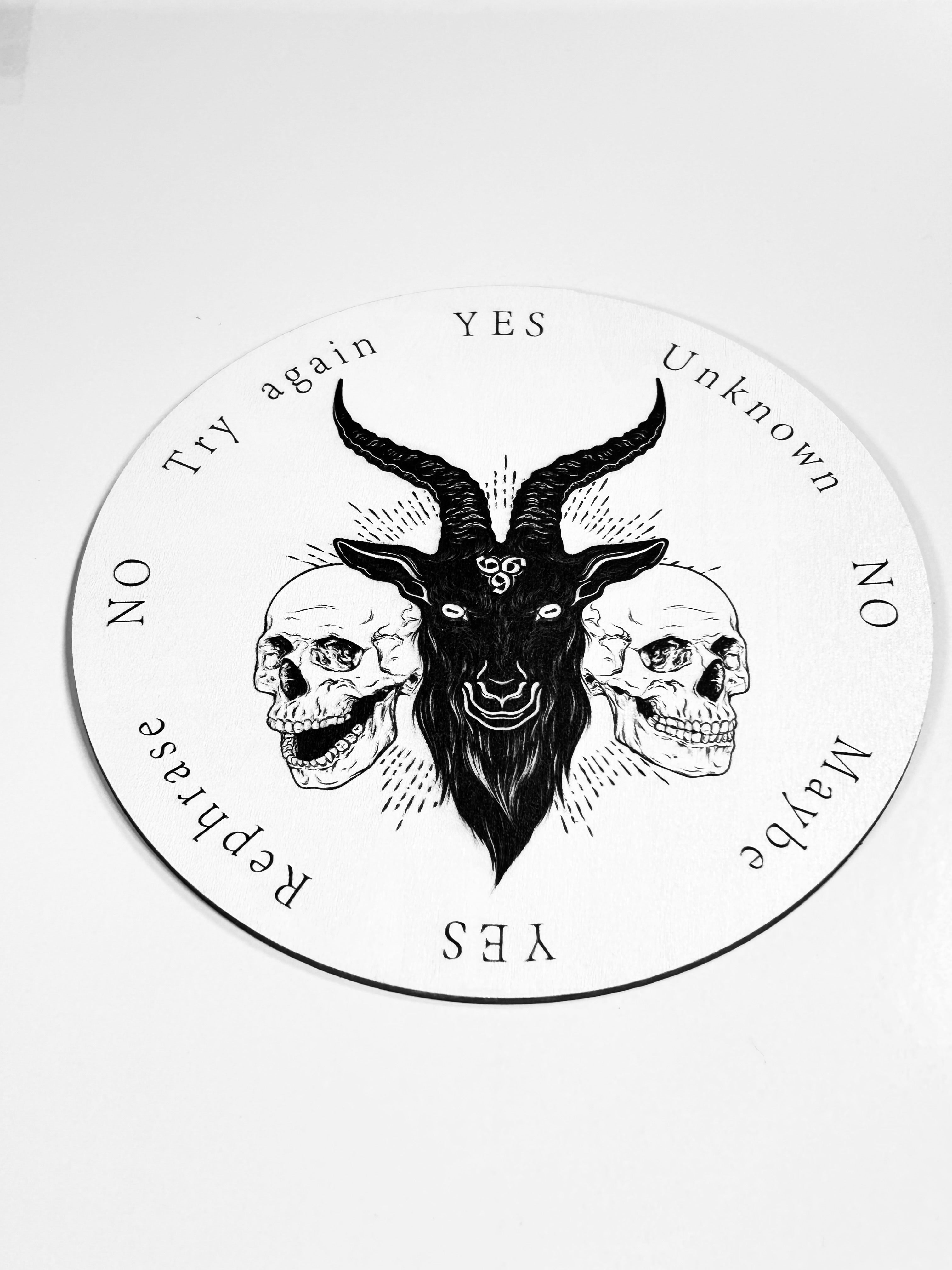 Goat Head Pendulum Board, Double Sided. 6"