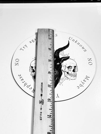 Goat Head Pendulum Board, Double Sided. 6"
