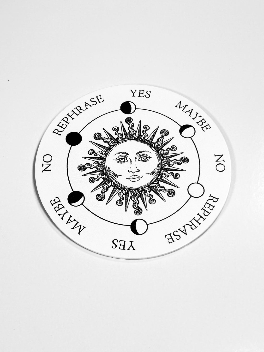 Small Sun Pendulum Board, Double Sided. 4"