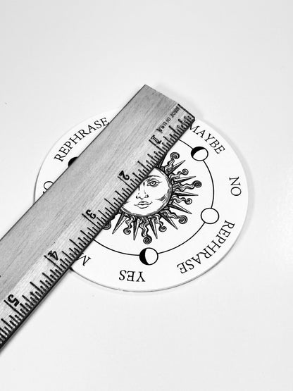 Small Sun Pendulum Board, Double Sided. 4"