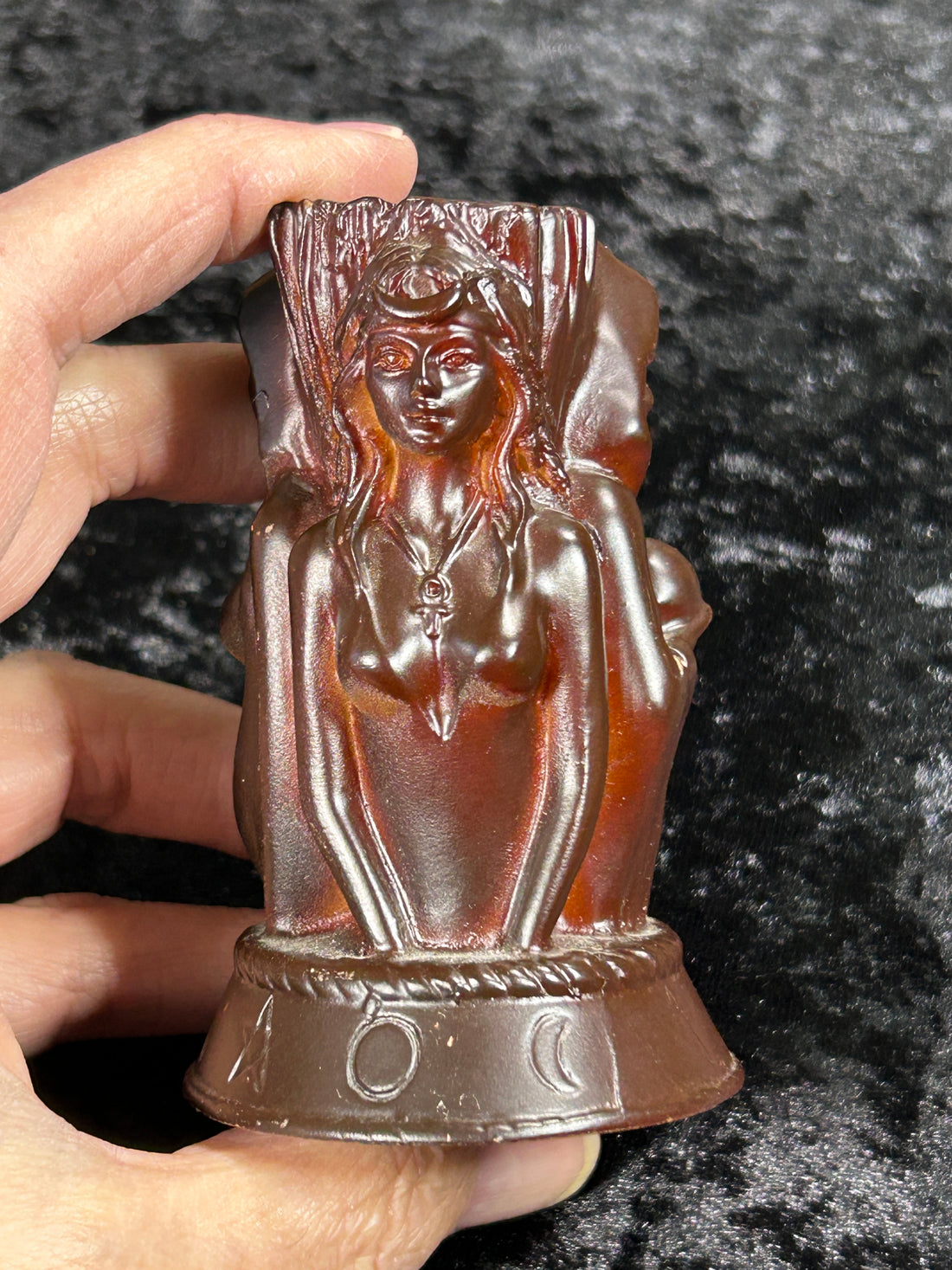 Mother Maiden &amp; Crone Crystal Sphere Stand