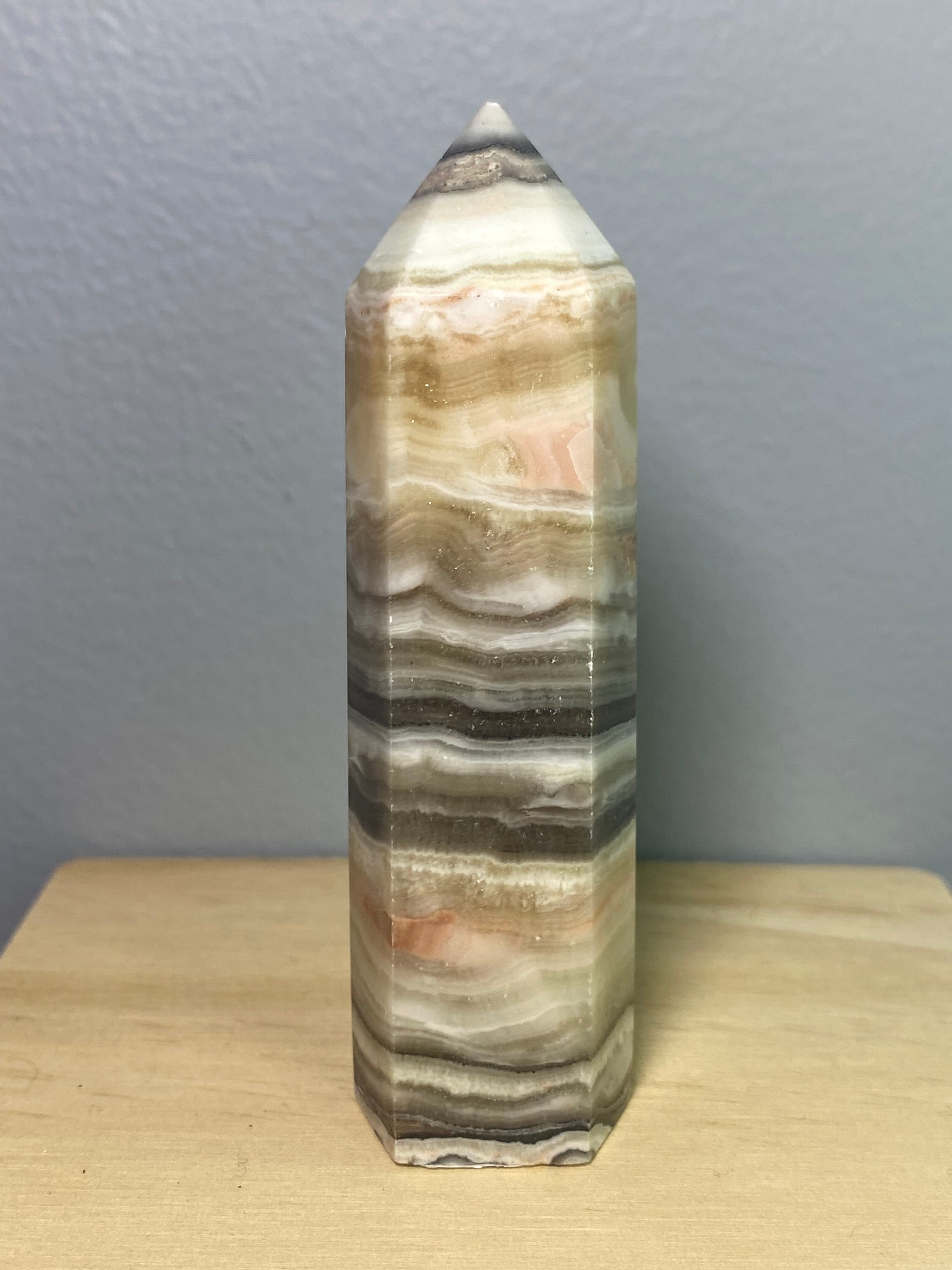 Zebra Calcite Tower