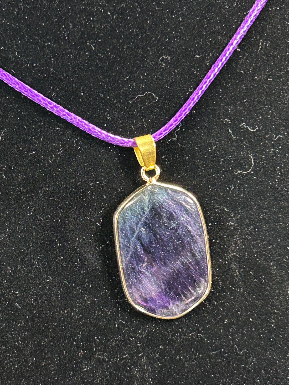 Beautiful HQ Candy Fluorite Pendant