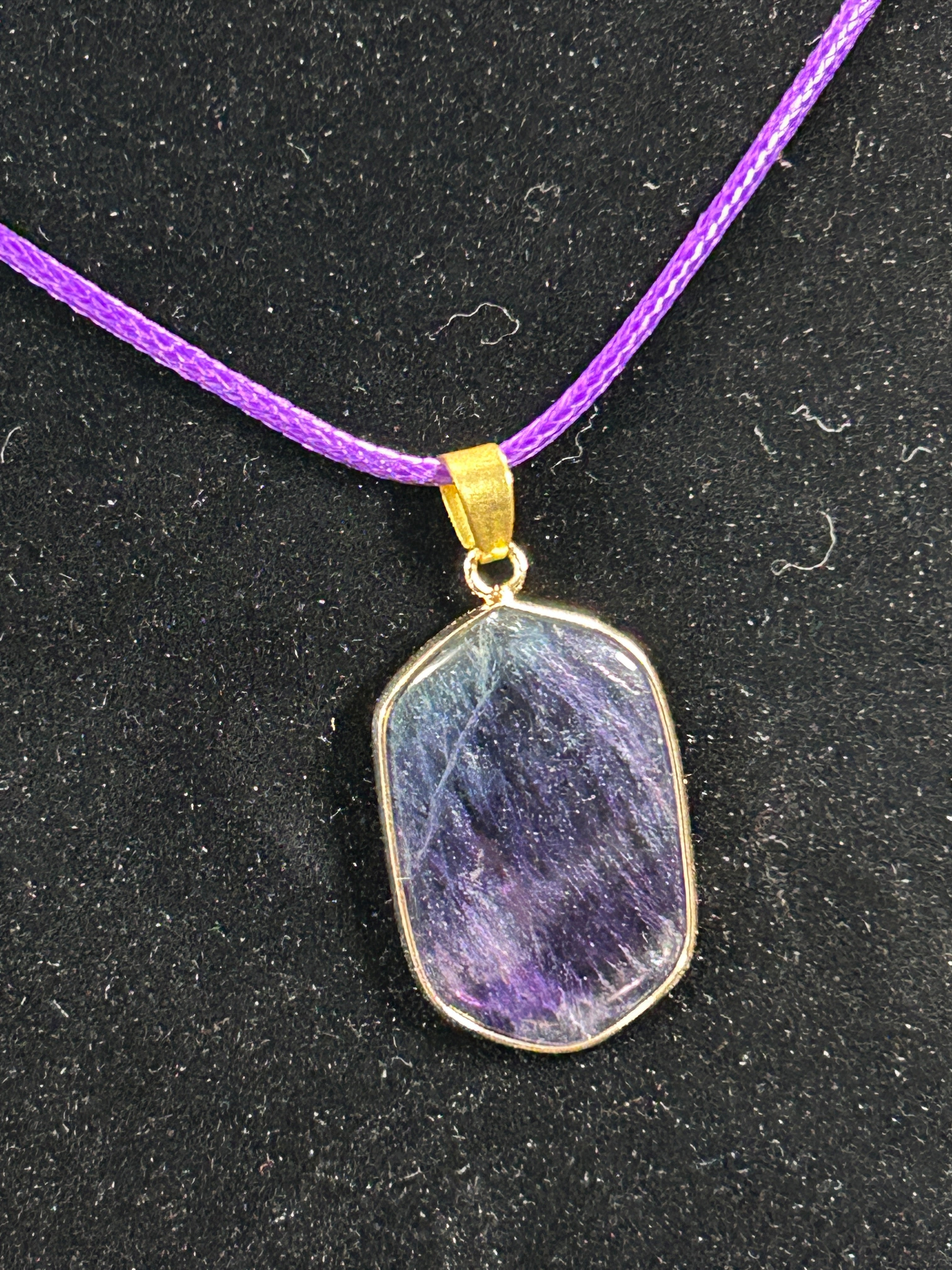 Beautiful HQ Candy Fluorite Pendant