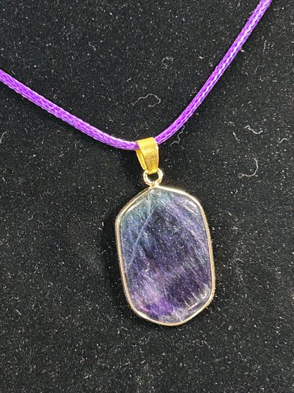 Beautiful HQ Candy Fluorite Pendant