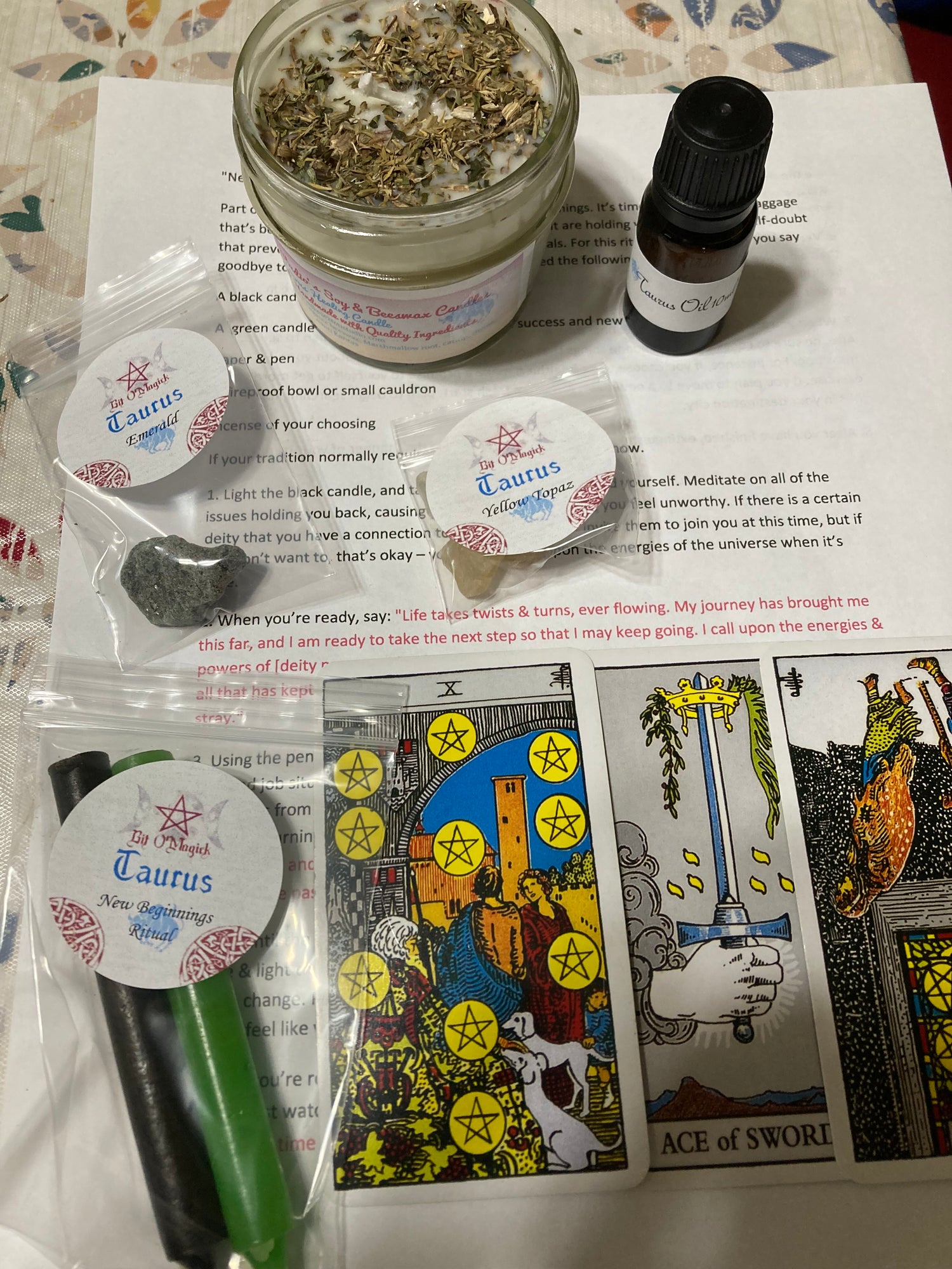 Handcrafted Astrological Packages