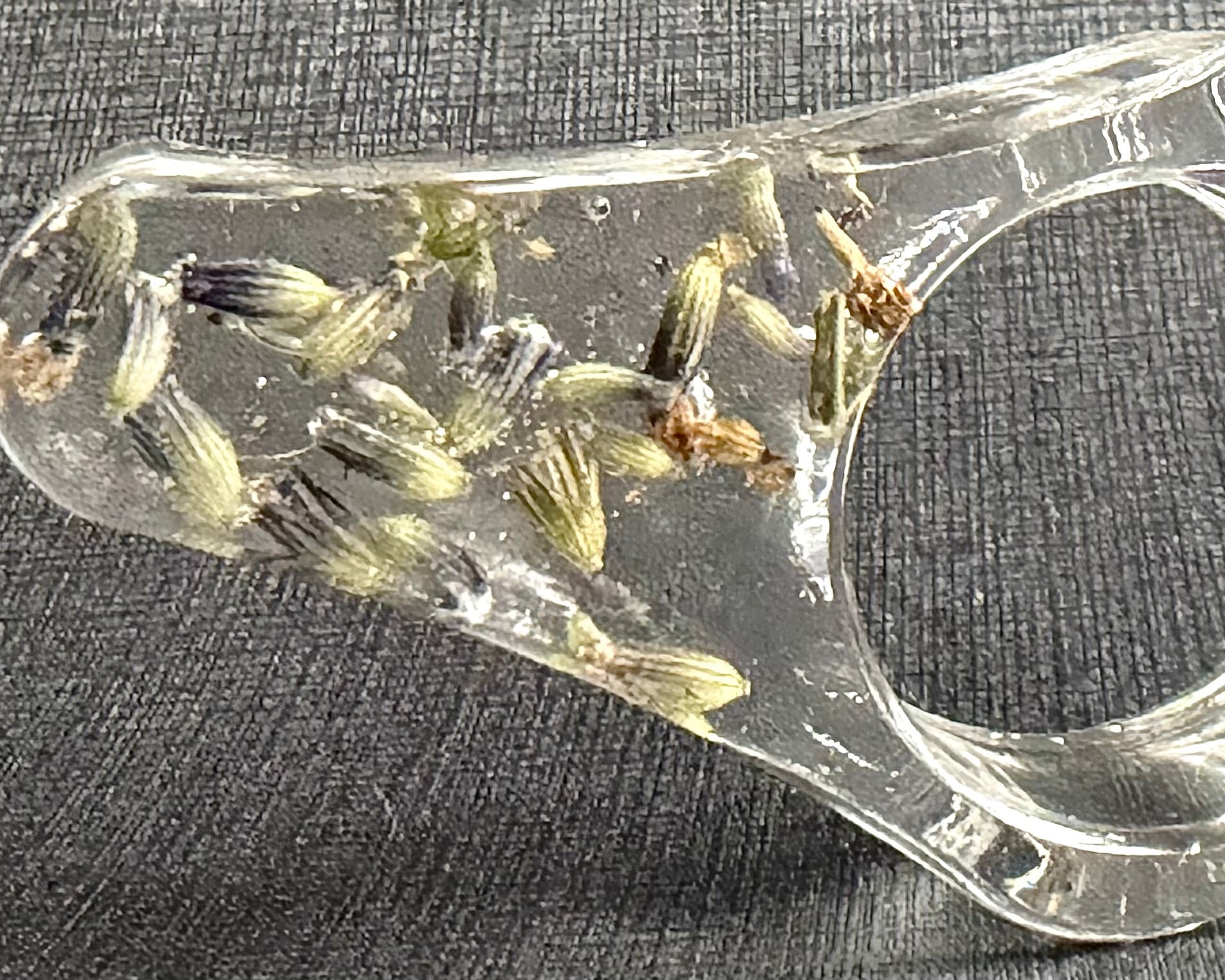 Resin with Lavender Thumb Page Holder