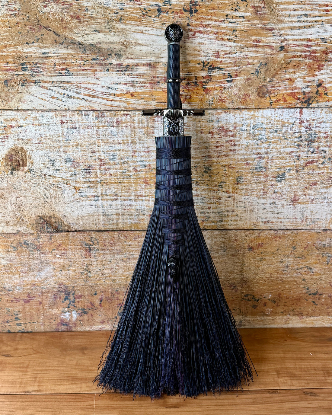 Raven Athame Broom