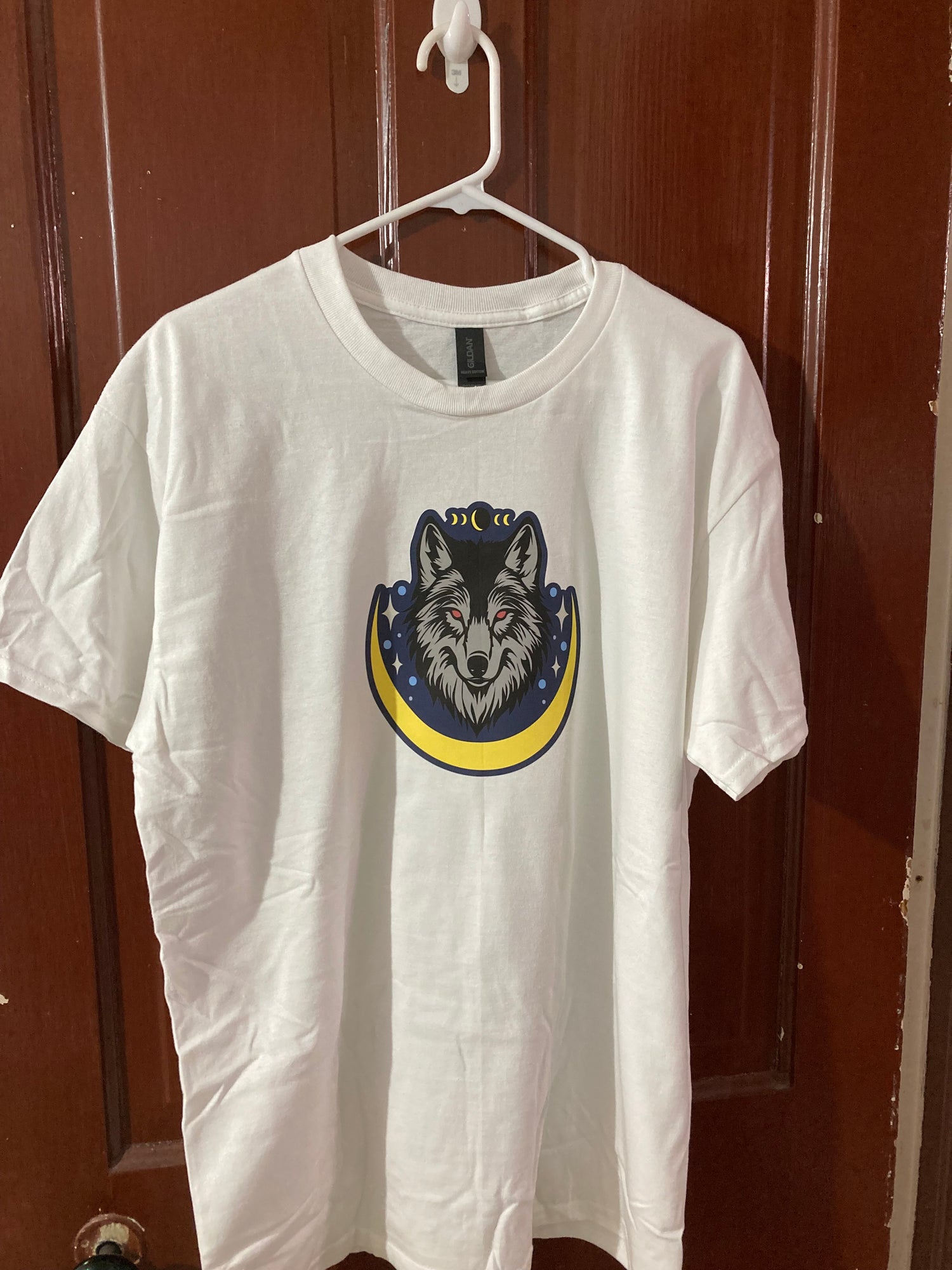 Handmade Mystical Wolf Large T-Shirt