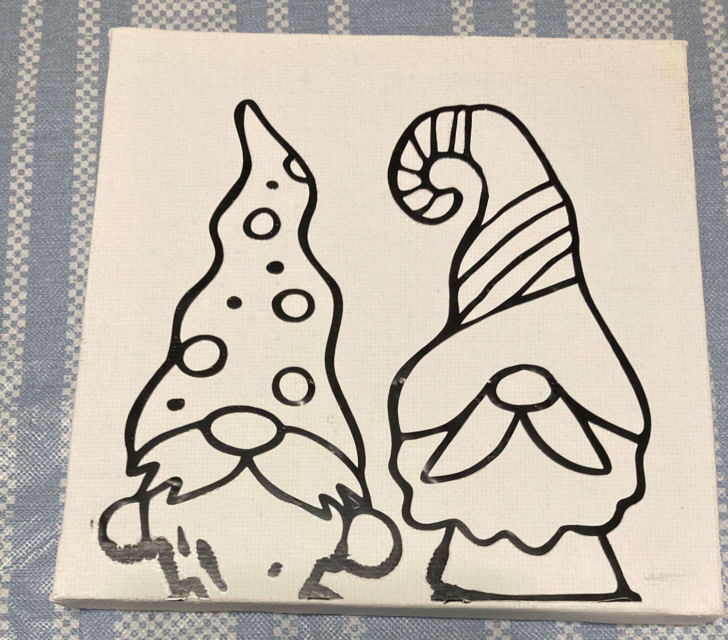 Handmade Paintable Canvases with Paint Set