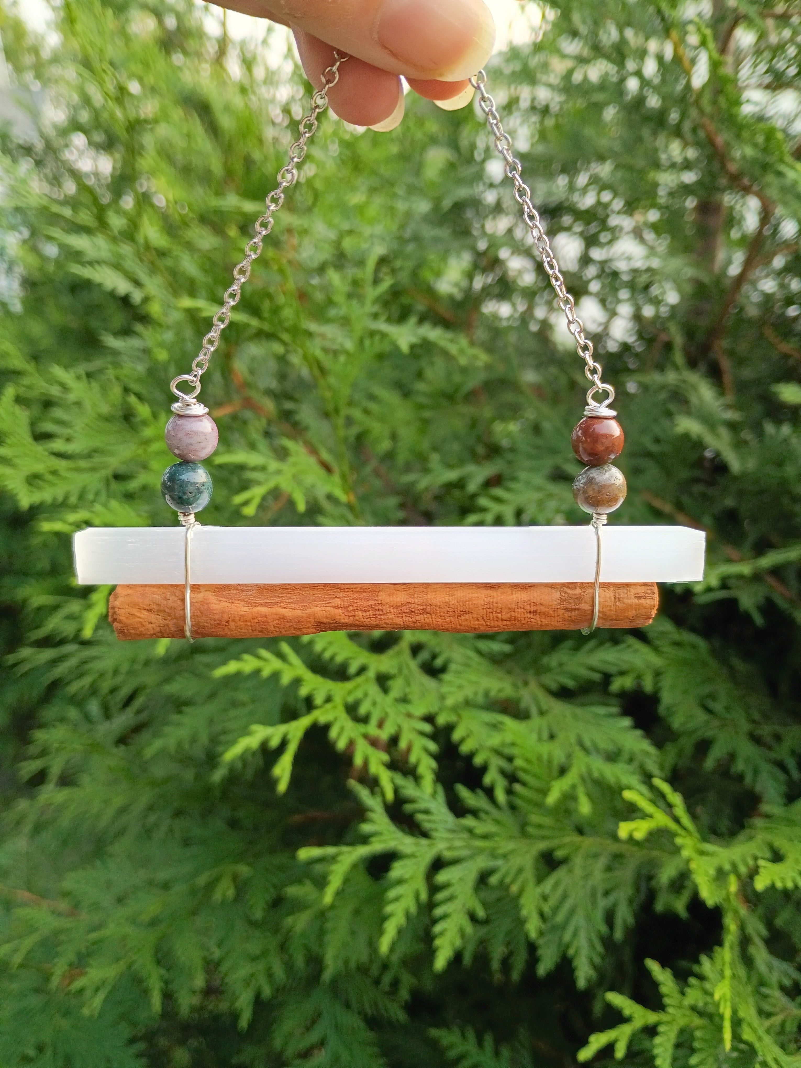 Entryway Energy Charms | Cinnamon &amp; Selenite